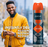 ABOVE CLASSIC MEN SPORT ANTIPERSPIRANT DEODORANT 48H SPRAY