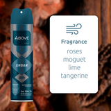 ABOVE CLASSIC MEN URBAN ANTIPERSPIRANT DEODORANT 48H SPRAY