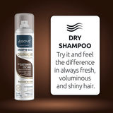 Shampoo Seco Above con Color Castaño Oscuro Brillo y Suavidad 150ml