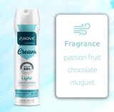 ABOVE CREAM WOMEN LIGHT ANTIPERSPIRANT DEODORANT 48H SPRAY