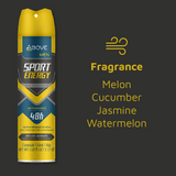 ABOVE SPORT ENERGY MEN ANTIPERSPIRANT DEODORANT 48H SPRAY