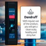 Shampoo Above Men Anti-Dandruff Hydration 4 en 1 Limpieza y Frescura 325ml