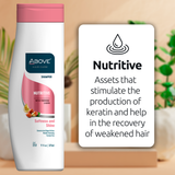 Shampoo Above Hair Care Nutritive Suavidad y Brillo 325ml