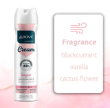 ABOVE CREAM WOMEN SUGAR ANTIPERSPIRANT DEODORANT 48H SPRAY