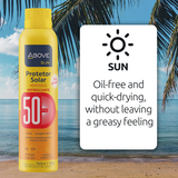Protetor Solar Above Sun Aerosol Refrescante (FPS 50) 150ml
