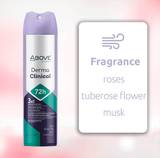ABOVE DERMACLIN WOMEN DERMA CLINICAL ANTIPERSPIRANT DEODORANT 72H SPRAY