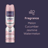 ABOVE SPORT ENERGY WOMEN ANTIPERSPIRANT DEODORANT 48H SPRAY