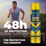 ABOVE SPORT ENERGY MEN ANTIPERSPIRANT DEODORANT 48H SPRAY