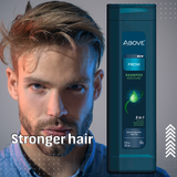 Shampoo Above Men Fresh 3 en 1 Acción Refrescante y Limpieza Micelar 325ml
