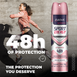 ABOVE SPORT ENERGY WOMEN ANTIPERSPIRANT DEODORANT 48H SPRAY