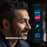 Shampoo Above Men Anti-Dandruff Hydration 4 en 1 Limpieza y Frescura 325ml