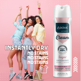 ABOVE CREAM WOMEN SUGAR ANTIPERSPIRANT DEODORANT 48H SPRAY
