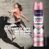 ABOVE SPORT ENERGY WOMEN ANTIPERSPIRANT DEODORANT 48H SPRAY