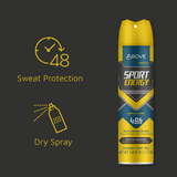 ABOVE SPORT ENERGY MEN ANTIPERSPIRANT DEODORANT 48H SPRAY
