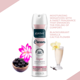 ABOVE CREAM WOMEN SUGAR ANTIPERSPIRANT DEODORANT 48H SPRAY