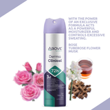 ABOVE DERMACLIN WOMEN DERMA CLINICAL ANTIPERSPIRANT DEODORANT 72H SPRAY