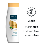 Shampoo Above Moisture Nutrición y Fuerza con D-Panthenol y Manteca de Shea 325ml