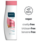 Shampoo Above Hair Care Nutritive Suavidad y Brillo 325ml
