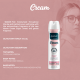 ABOVE CREAM WOMEN SUGAR ANTIPERSPIRANT DEODORANT 48H SPRAY