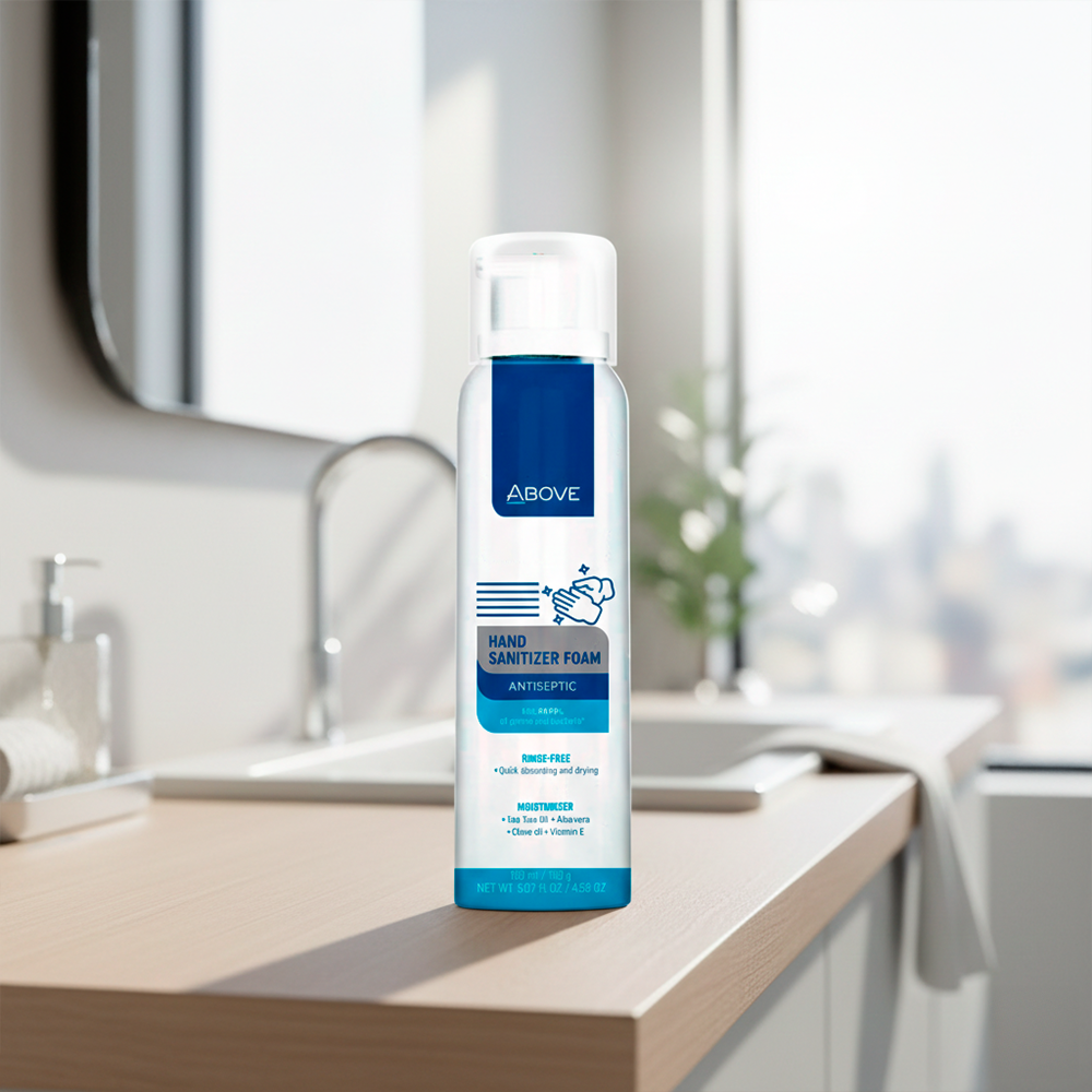 Hand Sanitizer Foam Above Antiseptic Antiestático y Humectante 150ml