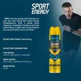 ABOVE SPORT ENERGY MEN ANTIPERSPIRANT DEODORANT 48H SPRAY