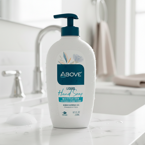 Liquid Hand Soap Above Moisturizer Cherry Blossom and Bamboo Fragrance 250ml