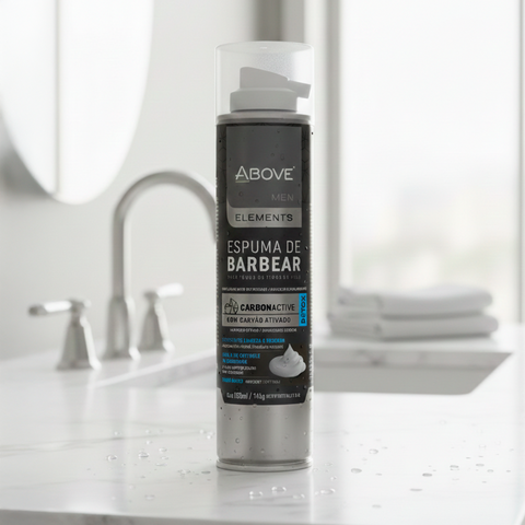 Shaving Foam Above Men Elements Carbon Active Detox con Carbón Activado 150ml