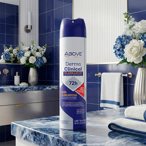 Antitranspirante Spray Above Women Derma Clinical Clareador 72h 150ml.