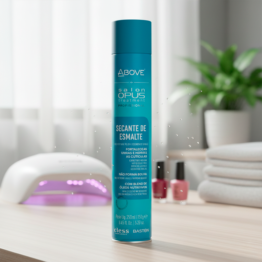 Secador de Esmalte Above Salon Opus con Blend de Óleos Nutritivos 250ml