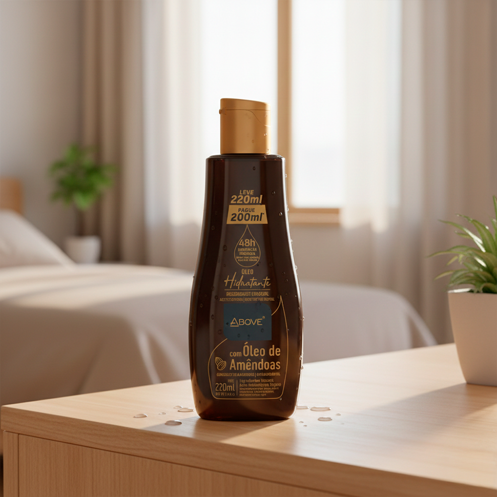 Body Oil Above con Óleo de Almendras Hidratación Profunda 48h 220ml
