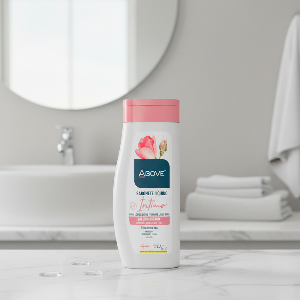 Jabón Líquido Íntimo Above pH Equilibrado Champagne y Miel 200ml