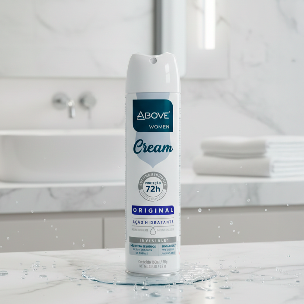 Antitranspirante Spray Above Mujer Cream Original Acción Hidratante 72h 150ml