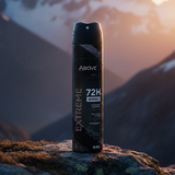 Antitranspirante Spray Above Hombre Extreme Black Protección Seca y Duradera 72h 150ml