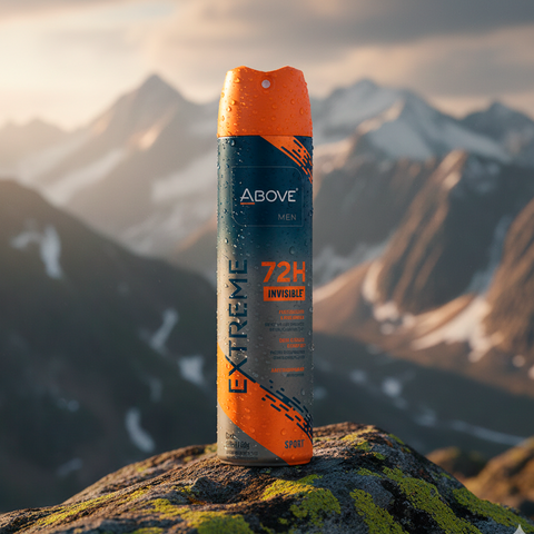Antitranspirante Spray Above Hombre Extreme Sport Protección Seca y Duradera 72h 150ml