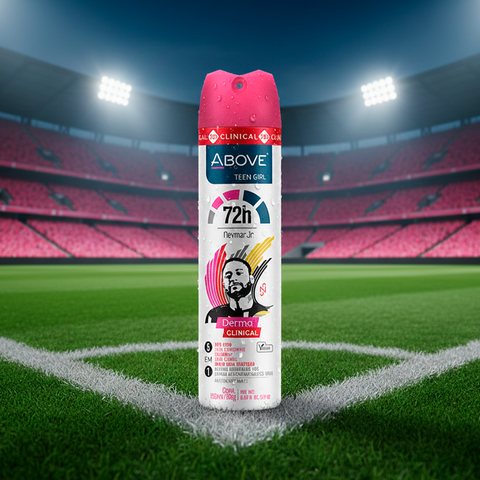Antitranspirante Spray Above Neymar JR. Teen Girl Dermaclinical 72h 150ml
