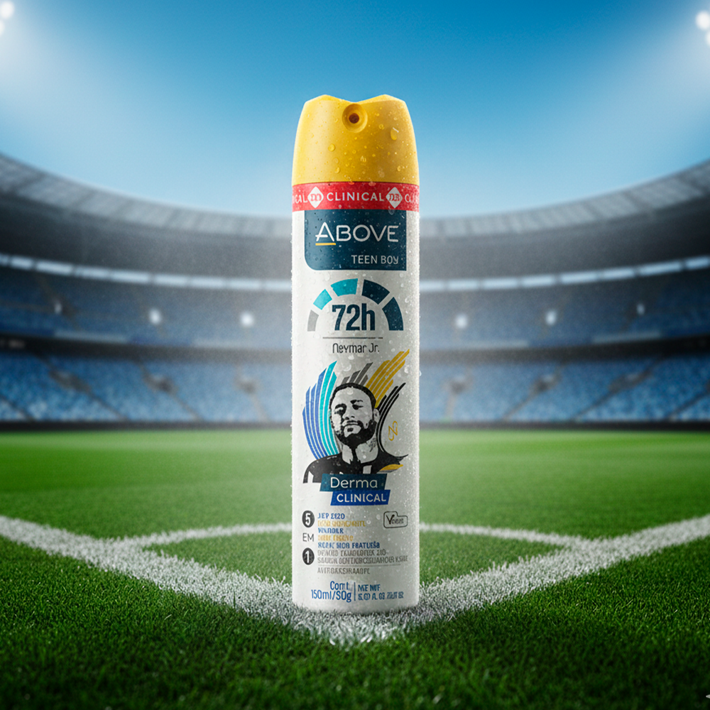 Antitranspirante Spray Above Neymar JR. Teen Boy Dermaclinical 72h 150ml