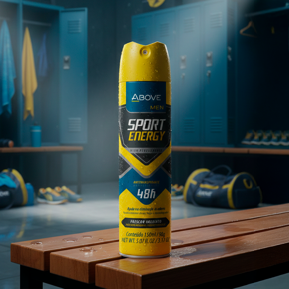 Antitranspirante Spray Above Hombre Sport Energy High Performance 48h 150ml
