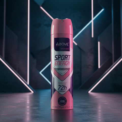 Antitranspirante Spray Above Women Sport Energy Invisible 72h