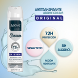 ABOVE CREAM WOMEN ORIGINAL ANTIPERSPIRANT DEODORANT 72H SPRAY