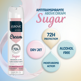 Antitranspirante Spray Above Women Cream Sugar Acción Hidratante 72h 150ml