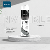 ABOVE EXTREME MEN INVISIBLE ANTIPERSPIRANT DEODORANT  72 H SPRAY