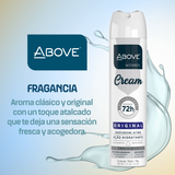 ABOVE CREAM WOMEN ORIGINAL ANTIPERSPIRANT DEODORANT 72H SPRAY
