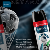 ABOVE NEYMAR JR MEN DERMA CLINICAL ANTIPERSPIRANT DEODORANT 72H SPRAY