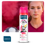 ABOVE NEYMAR JR TEEN GIRL DERMA CLINICAL ANTIPERSPIRANT DEODORANT 72H SPRAY