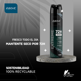 ABOVE EXTREME MEN BLACK ANTIPERSPIRANT DEODORANT 72 H SPRAY