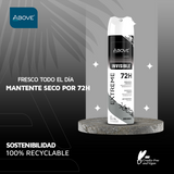 ABOVE EXTREME MEN INVISIBLE ANTIPERSPIRANT DEODORANT  72 H SPRAY