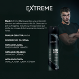ABOVE EXTREME MEN BLACK ANTIPERSPIRANT DEODORANT 72 H SPRAY