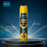 Antitranspirante Spray Above Men Sport Energy Invisible 72h