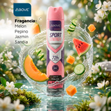 Antitranspirante Spray Maxx Above Women Sport Energy High Performance 72h 250ml