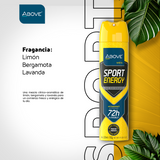 Antitranspirante Spray Above Men Sport Energy Invisible 72h